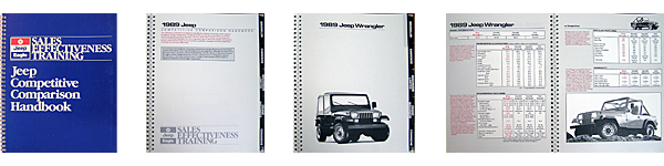 Jeep; Competitive Comparison Handbook