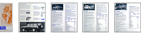 Jeep; Quick Facts Flyer
